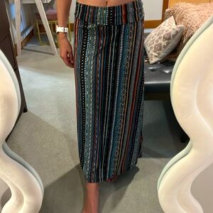 Striped Maxi Skirt